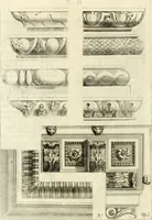 An illustration from Li cinque ordini dell' architettura civile di Michel Sanmicheli : rilevati dalle sue fabriche, e descritti e publicati con quelli di Vitruvio, Alberti, Palladio, Scamozzi, Serlio, e Vignola (1735)