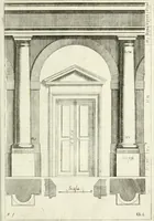 An illustration from Li cinque ordini dell' architettura civile di Michel Sanmicheli : rilevati dalle sue fabriche, e descritti e publicati con quelli di Vitruvio, Alberti, Palladio, Scamozzi, Serlio, e Vignola (1735)