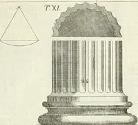 An illustration from Li cinque ordini dell' architettura civile di Michel Sanmicheli : rilevati dalle sue fabriche, e descritti e publicati con quelli di Vitruvio, Alberti, Palladio, Scamozzi, Serlio, e Vignola (1735)