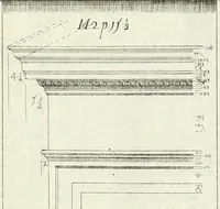 An illustration from Li cinque ordini dell' architettura civile di Michel Sanmicheli : rilevati dalle sue fabriche, e descritti e publicati con quelli di Vitruvio, Alberti, Palladio, Scamozzi, Serlio, e Vignola (1735)