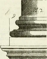 An illustration from Li cinque ordini dell' architettura civile di Michel Sanmicheli : rilevati dalle sue fabriche, e descritti e publicati con quelli di Vitruvio, Alberti, Palladio, Scamozzi, Serlio, e Vignola (1735)