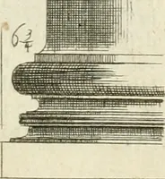 An illustration from Li cinque ordini dell' architettura civile di Michel Sanmicheli : rilevati dalle sue fabriche, e descritti e publicati con quelli di Vitruvio, Alberti, Palladio, Scamozzi, Serlio, e Vignola (1735)