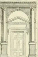 An illustration from Li cinque ordini dell' architettura civile di Michel Sanmicheli : rilevati dalle sue fabriche, e descritti e publicati con quelli di Vitruvio, Alberti, Palladio, Scamozzi, Serlio, e Vignola (1735)