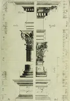 An illustration from Li cinque ordini dell'architettura civile di Michel Sanmicheli, rilevati dalle sue Fabriche, e descritti e publicati con quelli di Vitruvio, Alberti, Palladio, Scamozzi, Serlio e Vignola (1735)