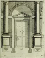 An illustration from Li cinque ordini dell'architettura civile di Michel Sanmicheli, rilevati dalle sue Fabriche, e descritti e publicati con quelli di Vitruvio, Alberti, Palladio, Scamozzi, Serlio e Vignola (1735)