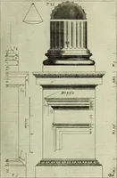 An illustration from Li cinque ordini dell'architettura civile di Michel Sanmicheli, rilevati dalle sue Fabriche, e descritti e publicati con quelli di Vitruvio, Alberti, Palladio, Scamozzi, Serlio e Vignola (1735)