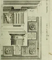An illustration from Li cinque ordini dell'architettura civile di Michel Sanmicheli, rilevati dalle sue Fabriche, e descritti e publicati con quelli di Vitruvio, Alberti, Palladio, Scamozzi, Serlio e Vignola (1735)