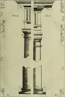 An illustration from Li cinque ordini dell'architettura civile di Michel Sanmicheli, rilevati dalle sue Fabriche, e descritti e publicati con quelli di Vitruvio, Alberti, Palladio, Scamozzi, Serlio e Vignola (1735)