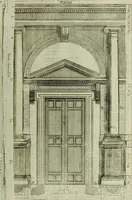 An illustration from Li cinque ordini dell'architettura civile di Michel Sanmicheli, rilevati dalle sue Fabriche, e descritti e publicati con quelli di Vitruvio, Alberti, Palladio, Scamozzi, Serlio e Vignola (1735)