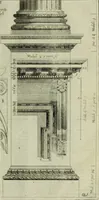 An illustration from Li cinque ordini dell'architettura civile di Michel Sanmicheli, rilevati dalle sue Fabriche, e descritti e publicati con quelli di Vitruvio, Alberti, Palladio, Scamozzi, Serlio e Vignola (1735)
