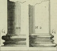 Picture 51 of 63 from Li cinque ordini dell'architettura civile di Michel Sanmicheli, rilevati dalle sue Fabriche, e descritti e publicati con quelli di Vitruvio, Alberti, Palladio, Scamozzi, Serlio e Vignola (1735), leaf 98