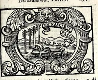 An illustration from L'idea del principe politico christiano (1684)