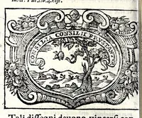 An illustration from L'idea del principe politico christiano (1684)