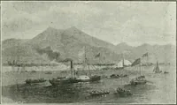 An illustration from The life story of the late Sir Charles Tilston Bright, civil engineer; with which is incorporated the story of the Atlantic cable, and the first telegraph to India and the colonies (1899)
