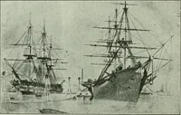 An illustration from The life story of the late Sir Charles Tilston Bright, civil engineer; with which is incorporated the story of the Atlantic cable, and the first telegraph to India and the colonies (1899)