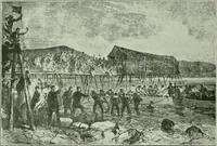 An illustration from The life story of the late Sir Charles Tilston Bright, civil engineer; with which is incorporated the story of the Atlantic cable, and the first telegraph to India and the colonies (1899)