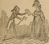 An illustration from The life and times of James Catnach : (late of Seven Dials), ballad monger (1878)
