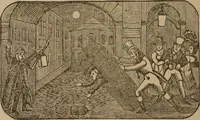 An illustration from The life and times of James Catnach : (late of Seven Dials), ballad monger (1878)