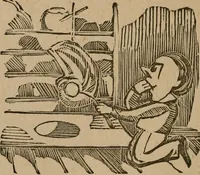 An illustration from The life and times of James Catnach : (late of Seven Dials), ballad monger (1878)