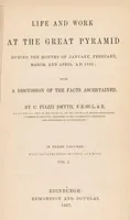 Picture 1 of 6 from Life and work at the Great pyramid during the months of January, February, March, and April, A.D. 1865 with a discussion of the facts ascertained (1867), leaf 9