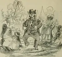 An illustration from Light from the lantern of Diogenes (1855)