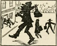 An illustration from Lightning flashes and electric dashes, a volume of choice telegraphic literature, humor, fun, wit & wisdom (1877)