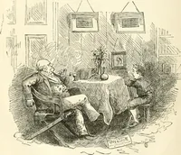 An illustration from Lightning flashes and electric dashes, a volume of choice telegraphic literature, humor, fun, wit & wisdom (1877)