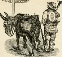 An illustration from Lightning flashes and electric dashes, a volume of choice telegraphic literature, humor, fun, wit & wisdom (1877)