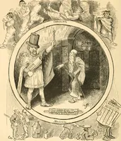 An illustration from Lightning flashes and electric dashes, a volume of choice telegraphic literature, humor, fun, wit & wisdom (1877)