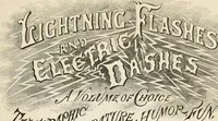 An illustration from Lightning flashes and electric dashes, a volume of choice telegraphic literature, humor, fun, wit & wisdom (1877)