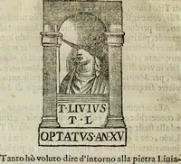 Picture 24 of 31 from Li marmi eruditi, ouero, Lettere sopra alcune antiche inscrizione (1659), leaf 205