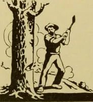 An illustration from Limberts Holland Dutch arts and crafts furniture. (1900)