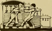 An illustration from Limberts Holland Dutch arts and crafts furniture. (1900)
