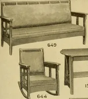 An illustration from Limberts Holland Dutch arts and crafts furniture. (1900)
