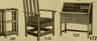 An illustration from Limberts Holland Dutch arts and crafts furniture. (1900)