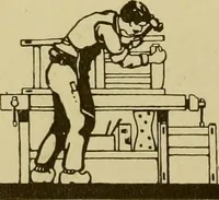 An illustration from Limberts Holland Dutch arts and crafts furniture. (1900)