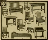 An illustration from Limberts Holland Dutch arts and crafts furniture. (1900)