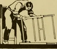 An illustration from Limberts Holland Dutch arts and crafts furniture. (1900)