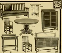 An illustration from Limberts Holland Dutch arts and crafts furniture. (1900)