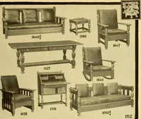 An illustration from Limberts Holland Dutch arts and crafts furniture. (1900)