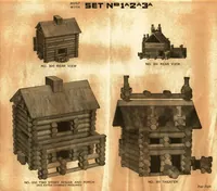 An illustration from Lincoln logs. (1923)
