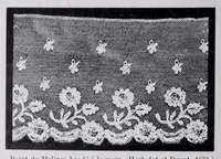 An illustration from L'industrie des tulles et dentelles mécanique dans le Pas-de-Calais, 1815-1900 / Henri Hénon (1900)