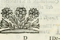 An illustration from L'intreccio di gigli : solennità di S. Antonio di Padova, celebrata l'anno 1658 & il 1659 dalla di lui congregatione eretta nuovamenta in Parma, sotto la protettione de' serenissimi signori prencipi Pietro e Maria Maddalena Farnesi (1659)