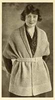 An illustration from Lion yarn book : describing latest creations in worsted work (1920)