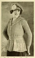 An illustration from Lion yarn book : describing latest creations in worsted work (1920)