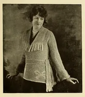 An illustration from Lion yarn book : describing latest creations in worsted work (1920)