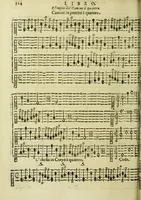 An illustration from Li primi albori mvsicali per li principianti della musica figurata : distinti in tre' libri : dal primo spuntano li principij del canto figvrato ; dal secondo spiccano le regole del contrapvnto ; dal terzo appariscono li fondamenti per suonare l'organo o clavicemablo sopra la parte (1684)