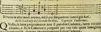 An illustration from Li primi albori mvsicali per li principianti della musica figurata : distinti in tre' libri : dal primo spuntano li principij del canto figvrato ; dal secondo spiccano le regole del contrapvnto ; dal terzo appariscono li fondamenti per suonare l'organo o clavicemablo sopra la parte (1684)