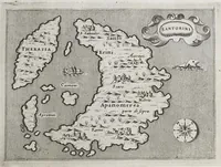 An illustration from L'isole piu famose del mondo (1576)
