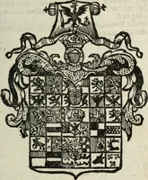 An illustration from Li sovrani del mondo : Opera, che dà notitia della genealogia delle loro famiglie, dell'ampiezza, e governo de' loro stati ... con un catalogo degli autori, che meglio ne hanno scritto (1720)
